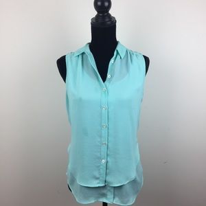 Anthropologie Maeve layered sleeveless blouse